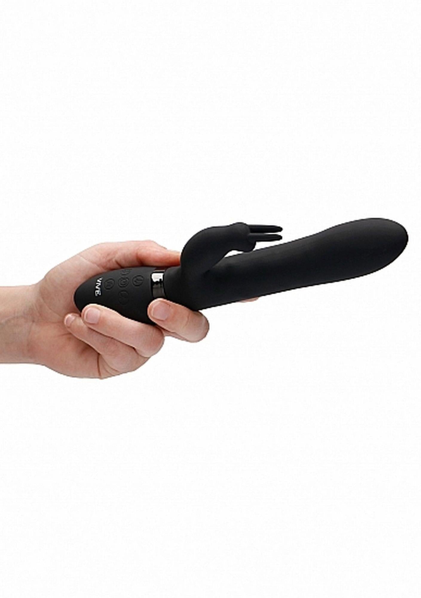14-Amoris - Stimulating Beads Rabbit - Black-14