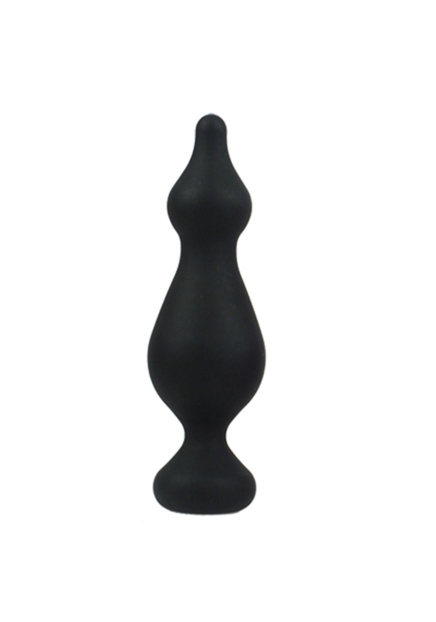 2-Silikonowy plug analny poszerzany stopniowany 14cm-2