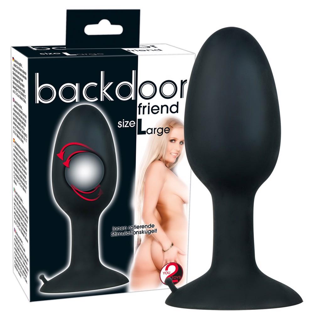 5-Wydrążony korek plug analny obciążony sex l 12cm-5