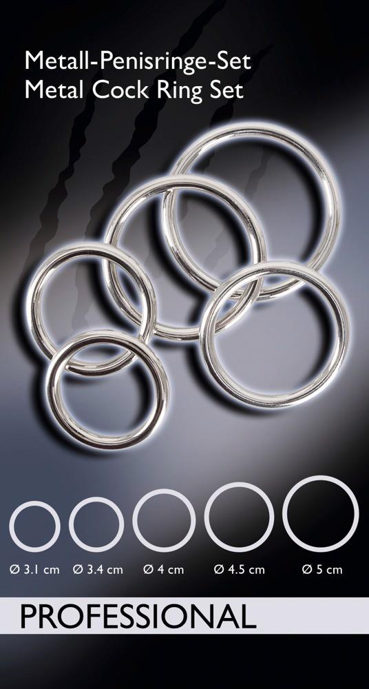 13-Metalowe stalowe pierścienie na penisa jądra 5szt-13