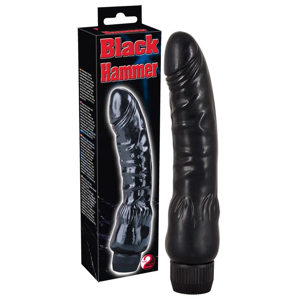 8-Zgrabny wibrator z wygiętą główką jak penis 22cm-8