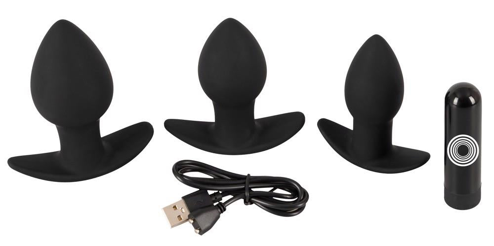8-BV Vibrating Butt plugs in 3 s-8