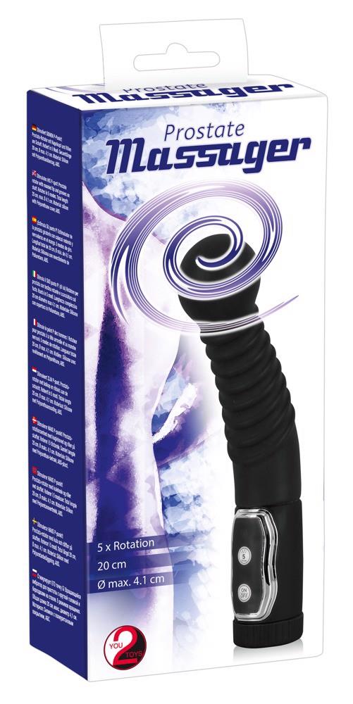 8-Rotacyjny masażer prostaty wibrator 5 trybów 20cm-8