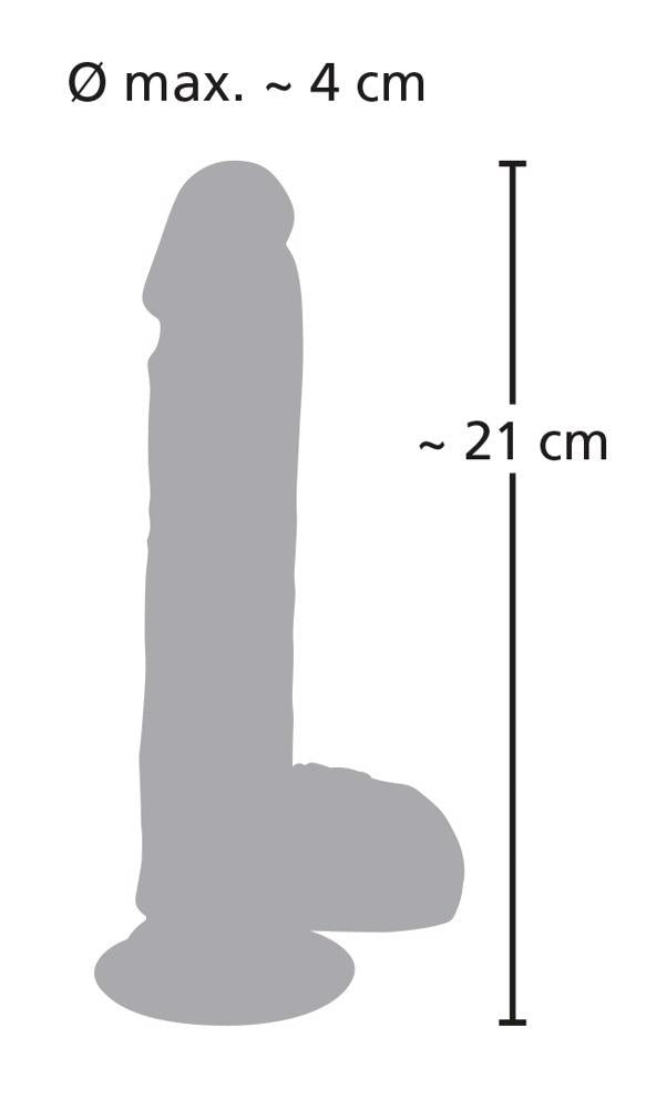 17-Dildo realistyczne posuw przyssawka 8trybów 21cm-17