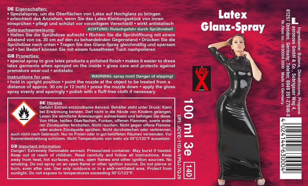 8-Spray pielęgnujący nabłyszczacz lateks guma bdsm-8