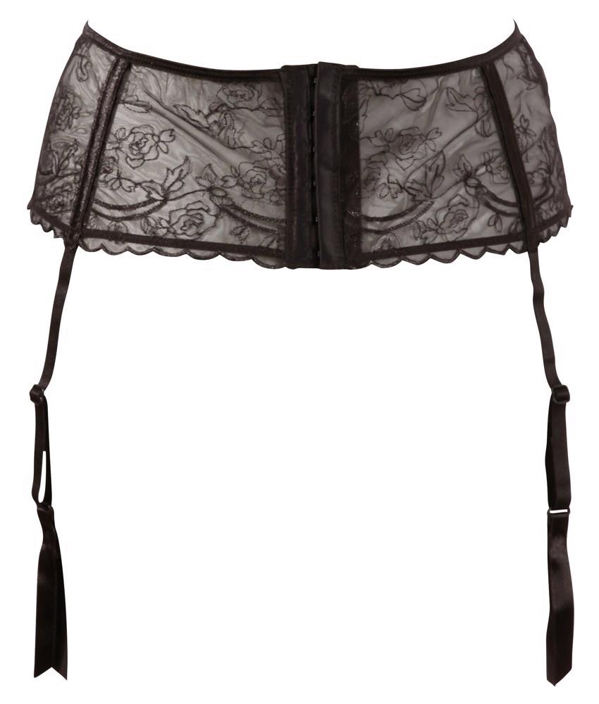 6-Suspender Belt black XL-6