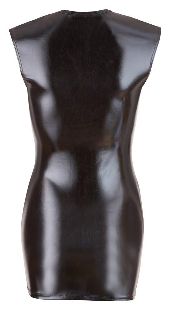 13-Wet Look Dress with Zip XL-13