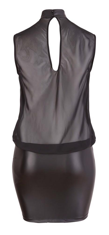 8-Dress transparent black 4XL-8