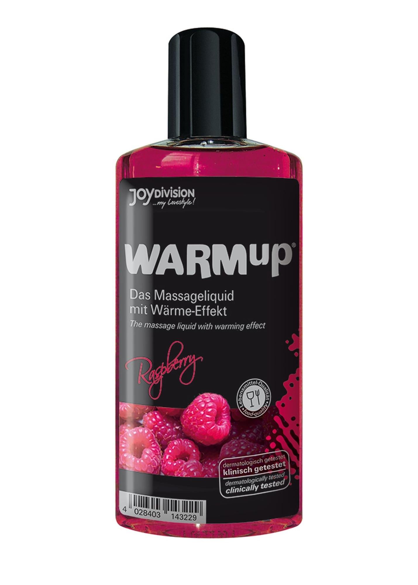 1-Rozgrzewający smakowy żel do masażu 150ml malina-1