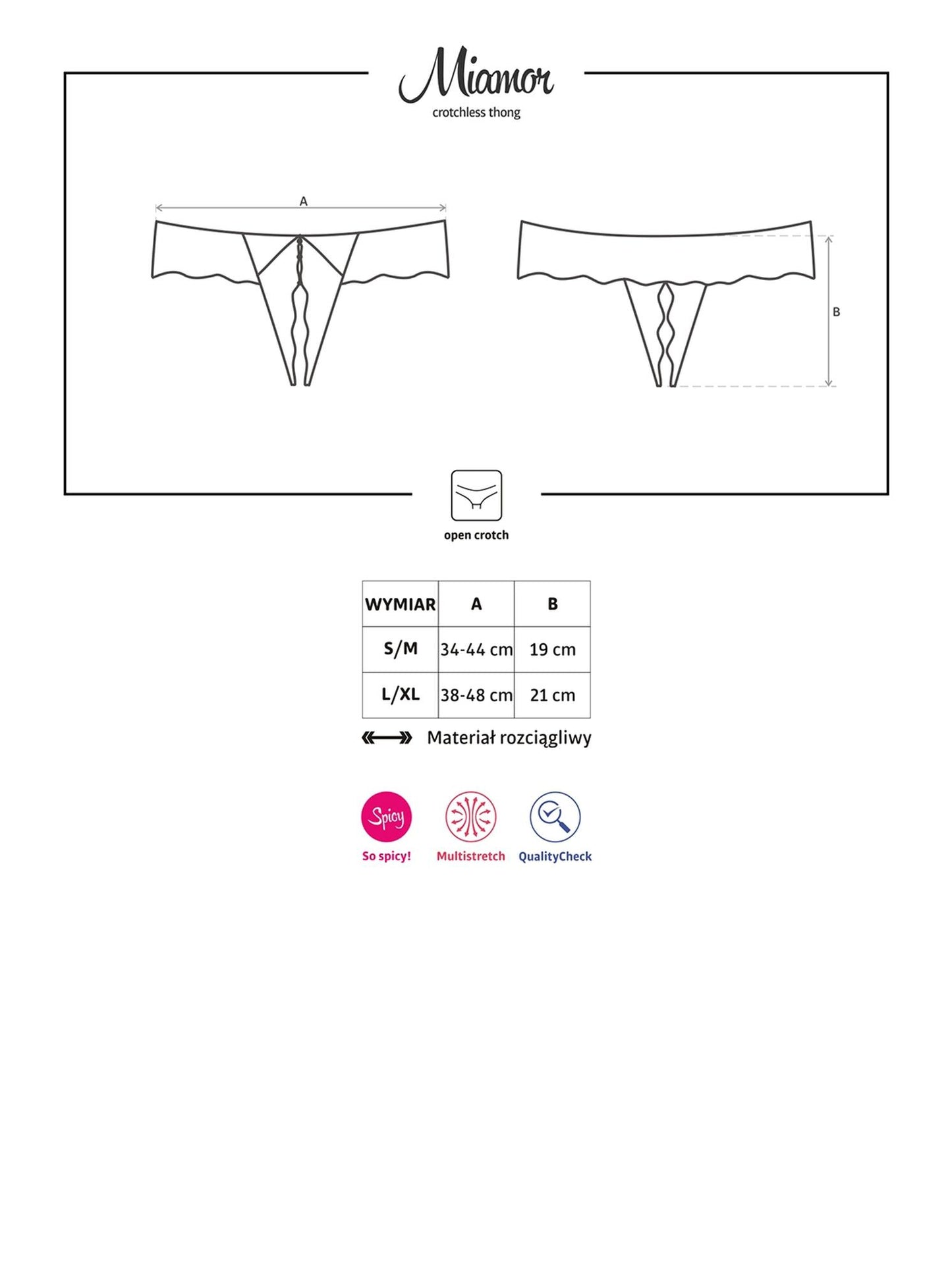 3-Stringi koronkowe rozcięte w kroku obsessive L/XL-3