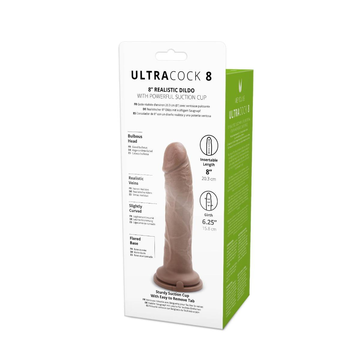 5-Realistyczny silikonowy penis z przyssawką 20,5 cm-5