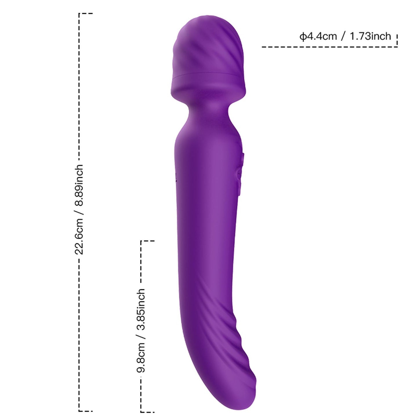 5-Wibrująca różdżka stymulator łechtaczki 9 trybów-5