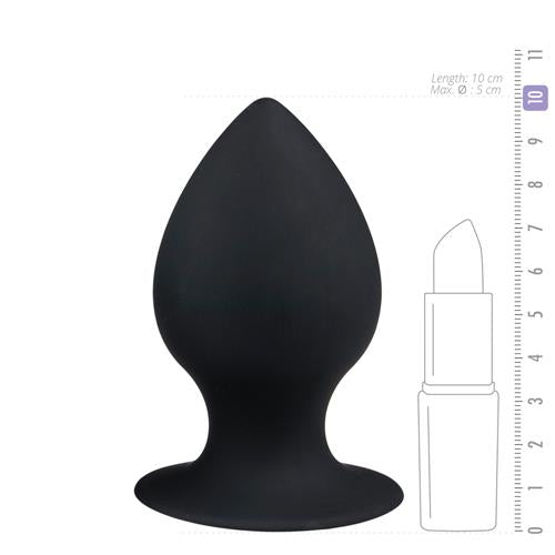 4-Duży okrągły korek analny plug z przyssawką 10cm-4
