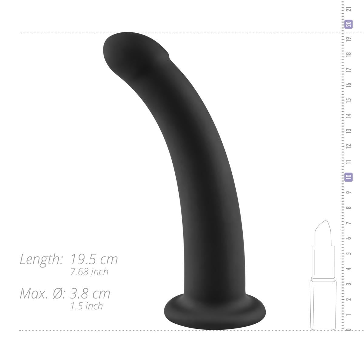 10-No-Parts - Parker Dildo 19.5 cm - Black-10