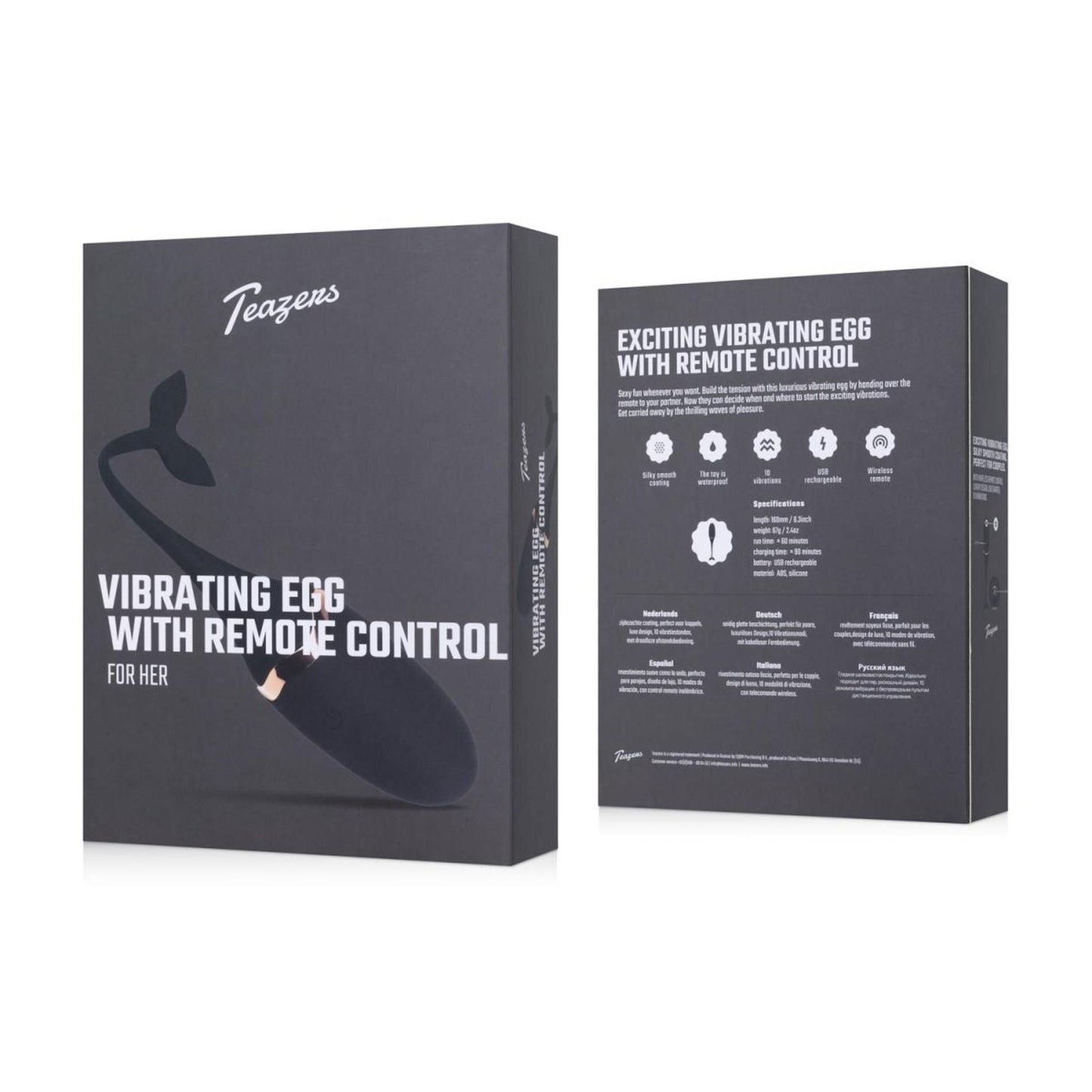 11-Luxurious Vibrating Egg w/ Remote Control - Black-11