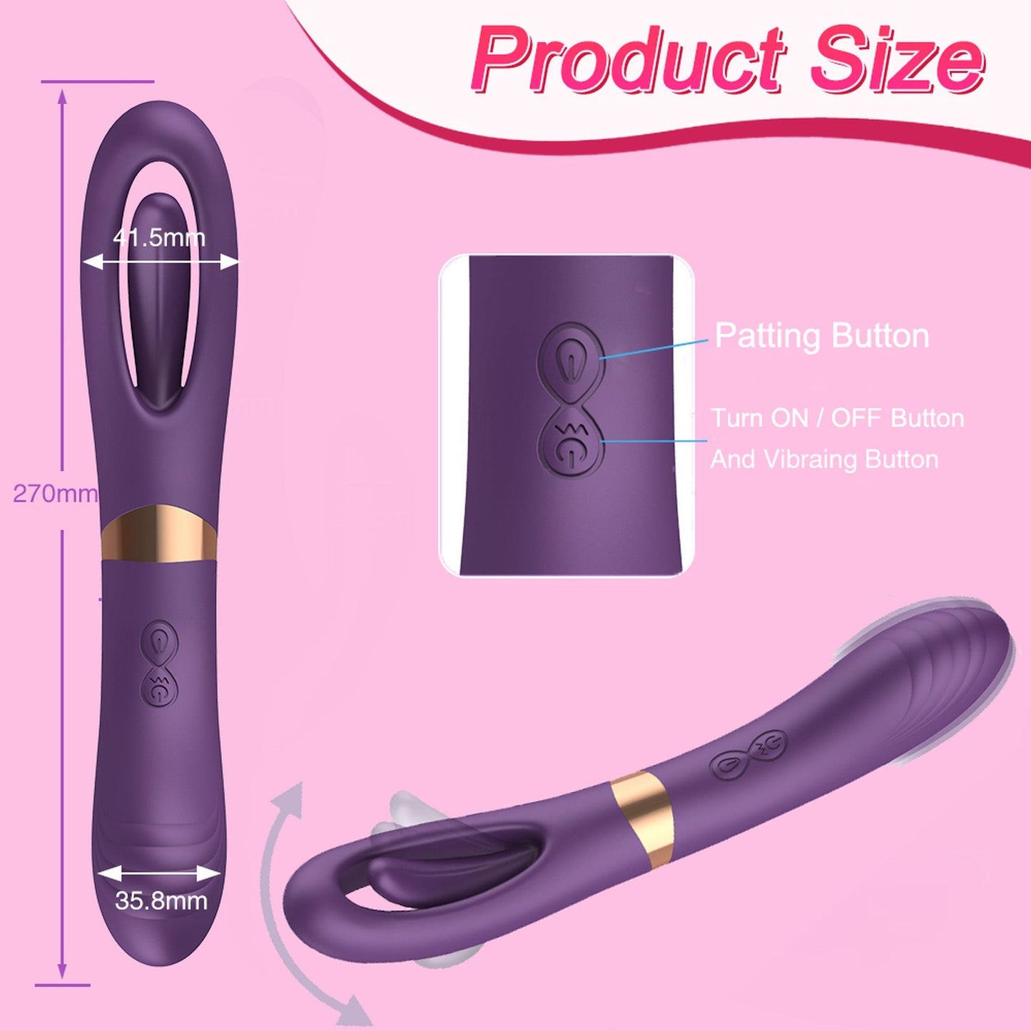 8-Flicking dual g spot vibrator-8