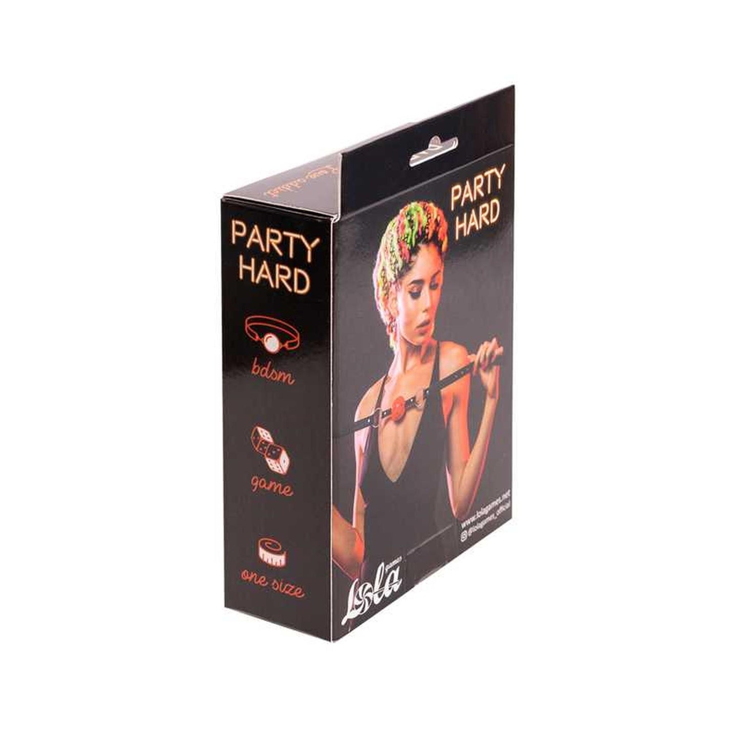 3-Gag Party Hard Love Addict Red-3
