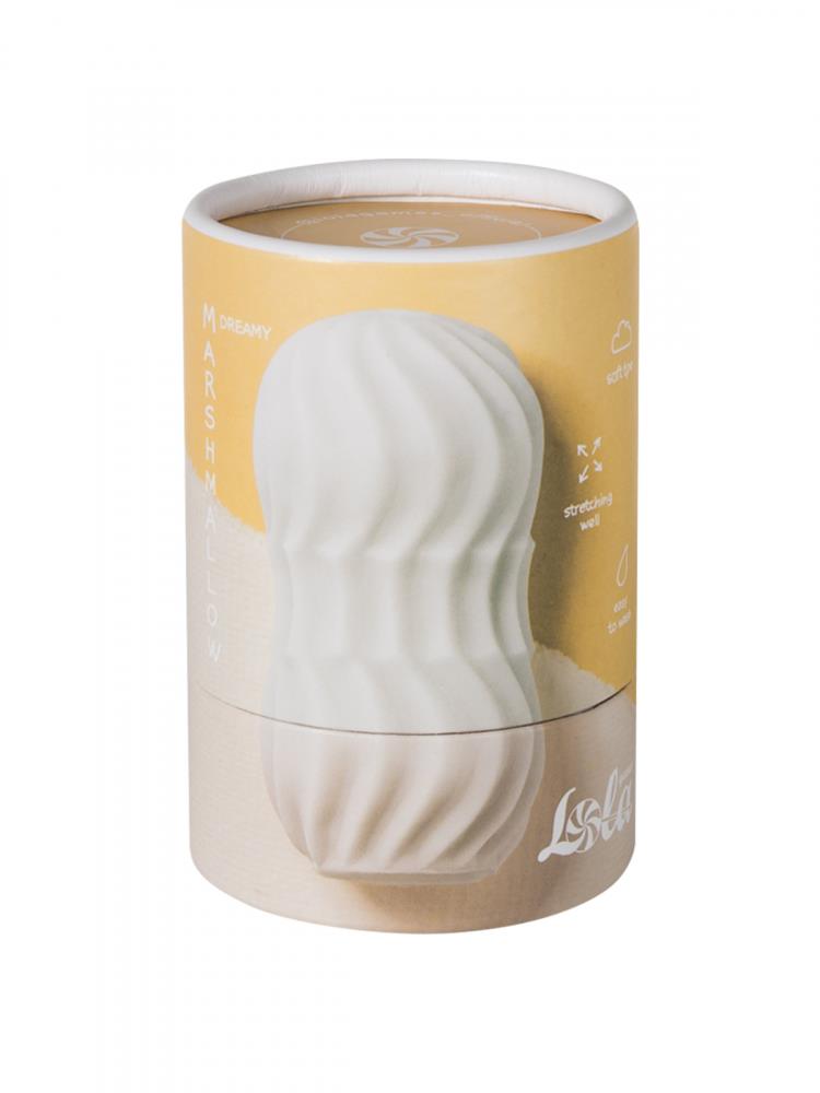 6-Masturbator Marshmallow Dreamy White-6