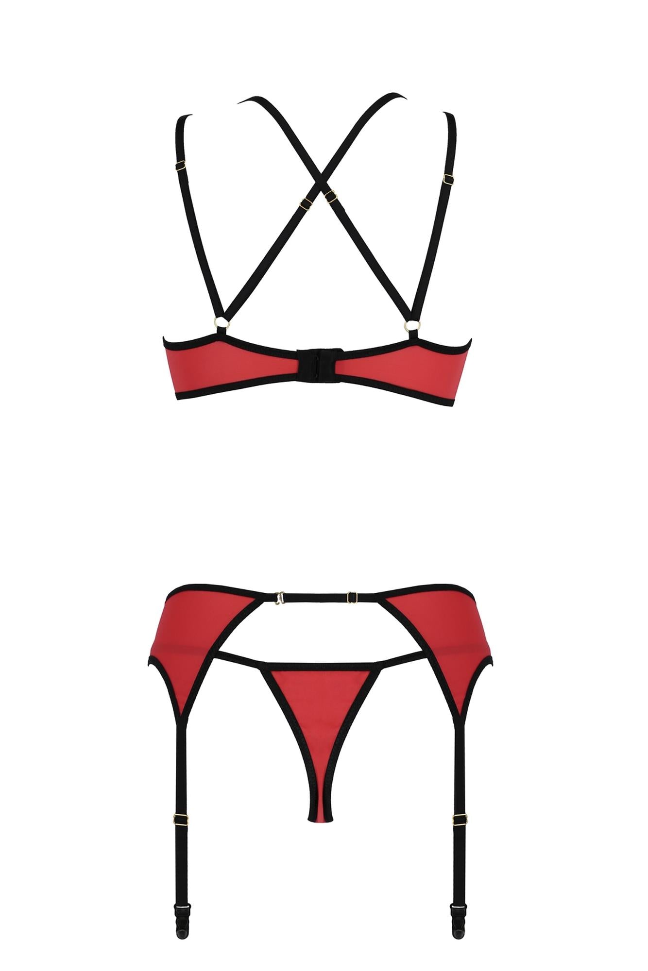 4-Bielizna-MAGNOLIA SET red S/M-4