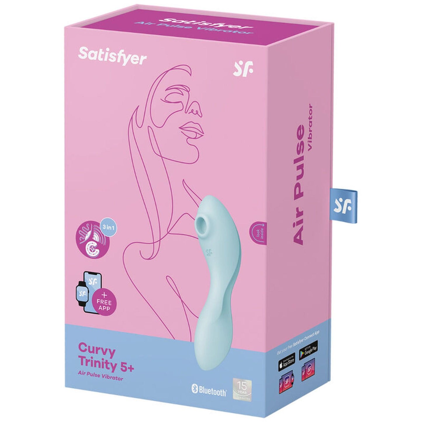 4-Masażer łechtaczki punkt G Satisfyer Curvy Trinity-4