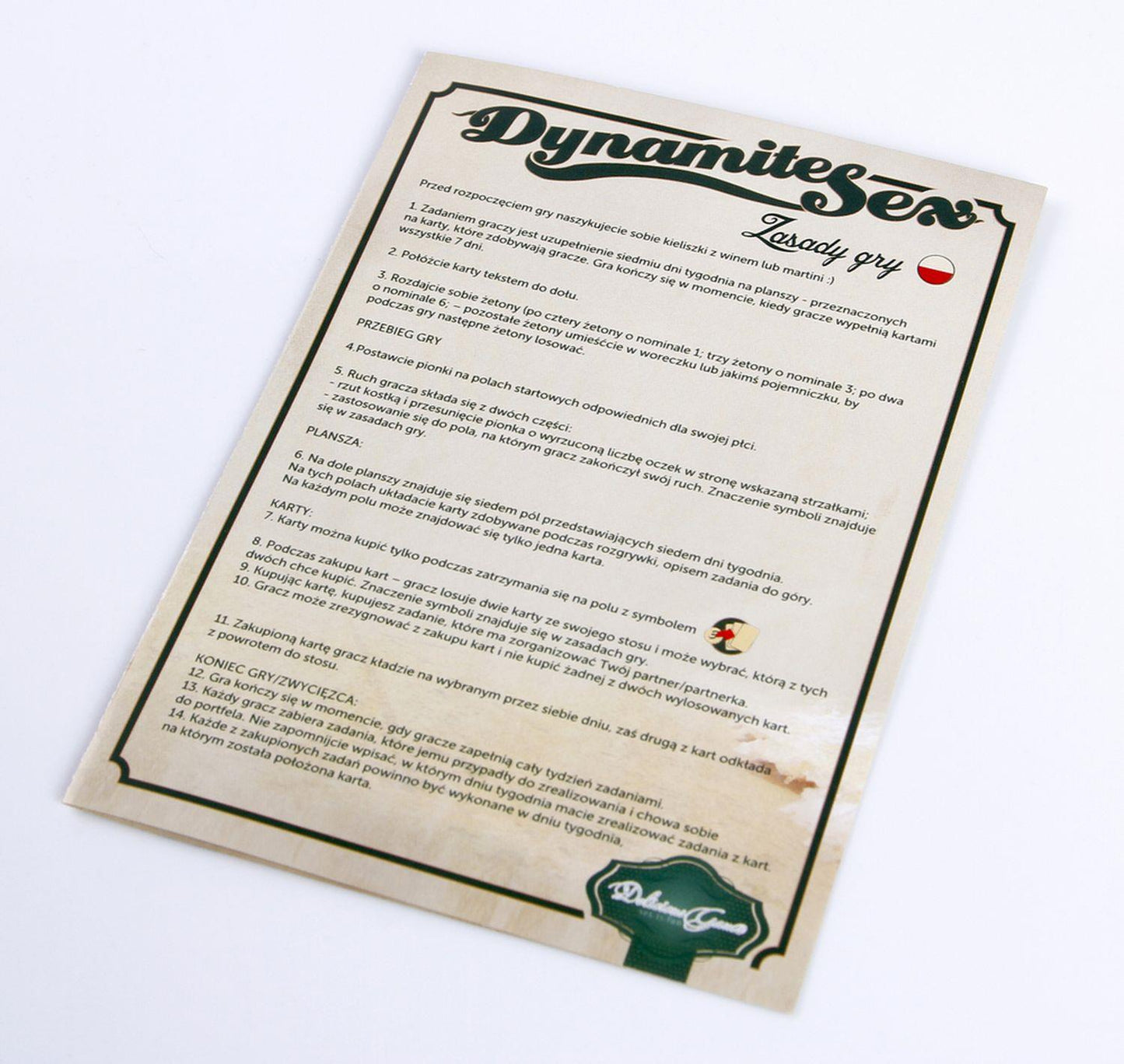 5-Zadania erotyczne miłosna gra dla par dynamite sex-5