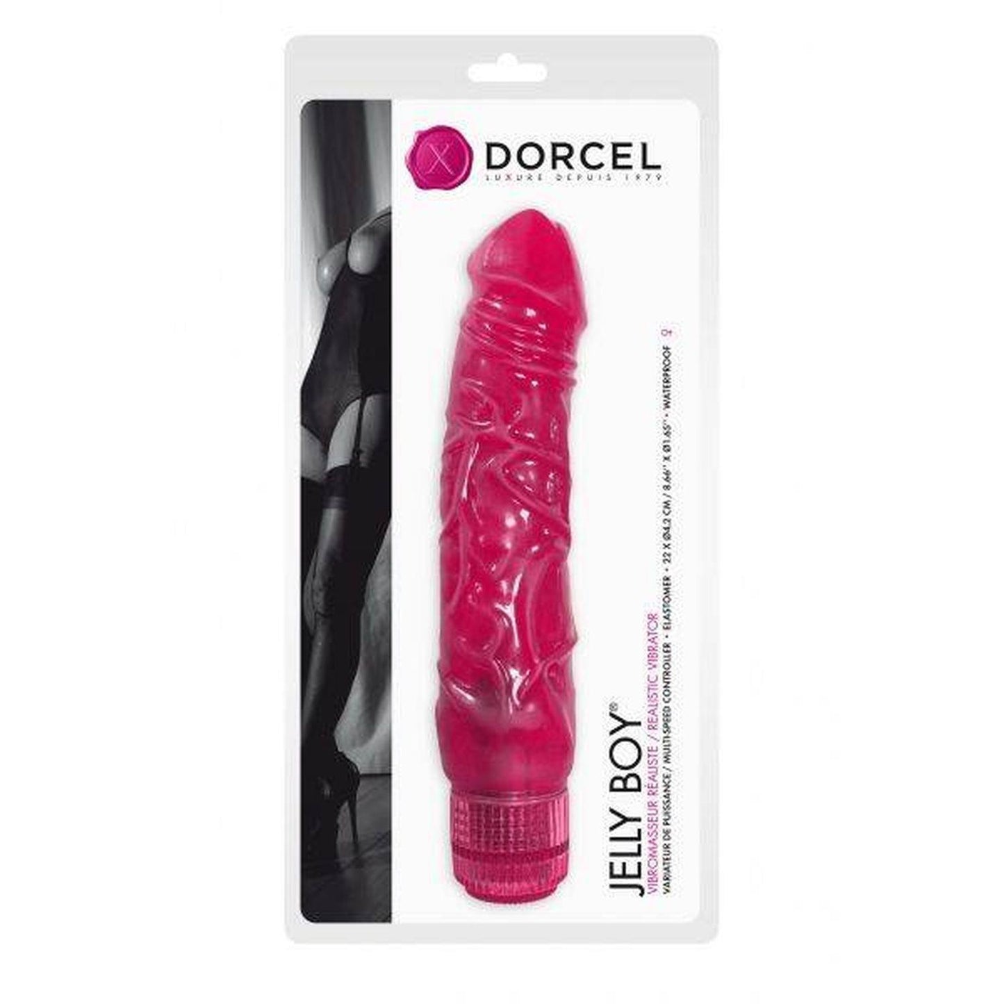 2-Realistyczny wibrator penis Dorcel Jelly Boy 22cm-2