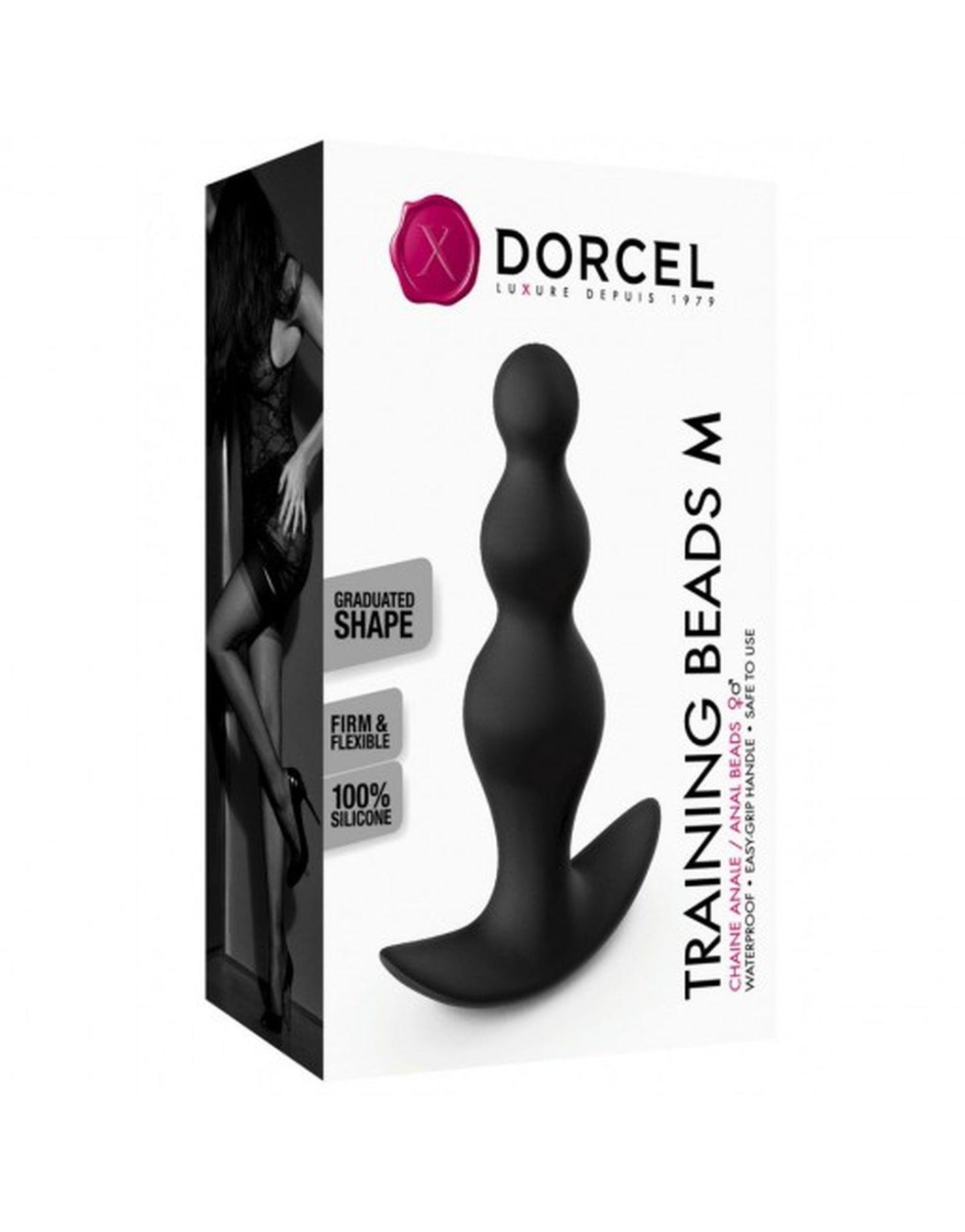 5-Korek analny plug kulki dorcel training beads 11cm-5