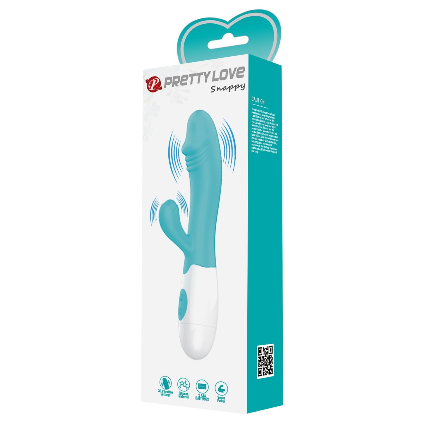 9-PRETTY LOVE - Snappy light blue, 30 vibration functions-9
