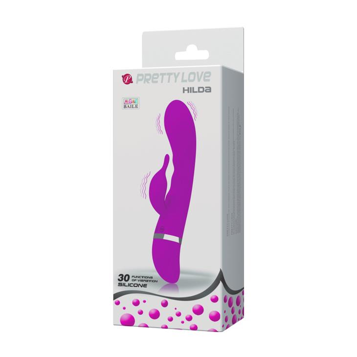 9-Wielofunkcyjny wibrator króliczek 19cm 30 trybów-9