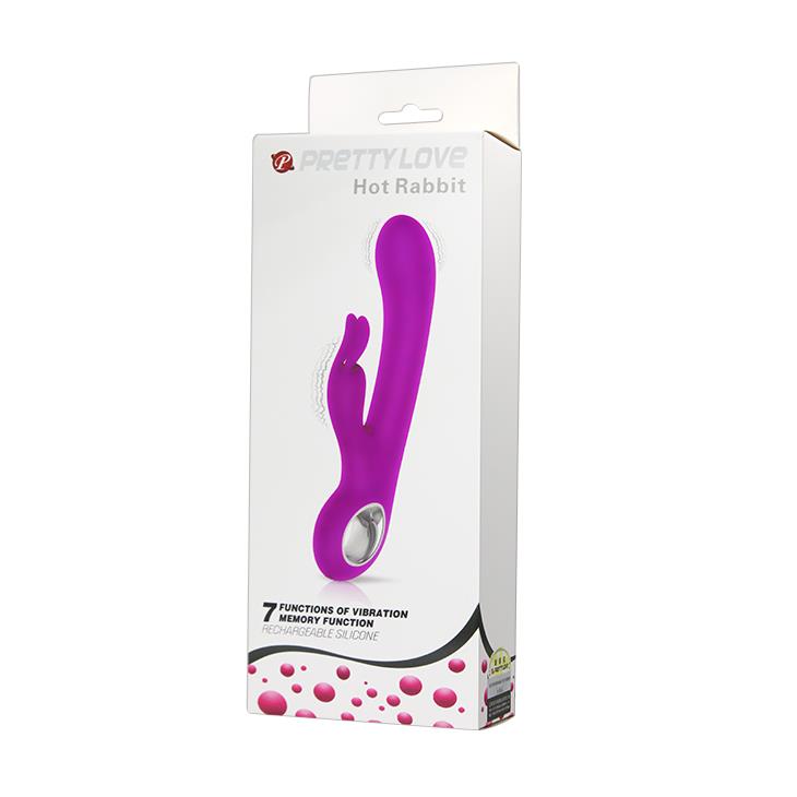 9-Wibrator z podwójnym masażerem łechtaczki 19cm-9
