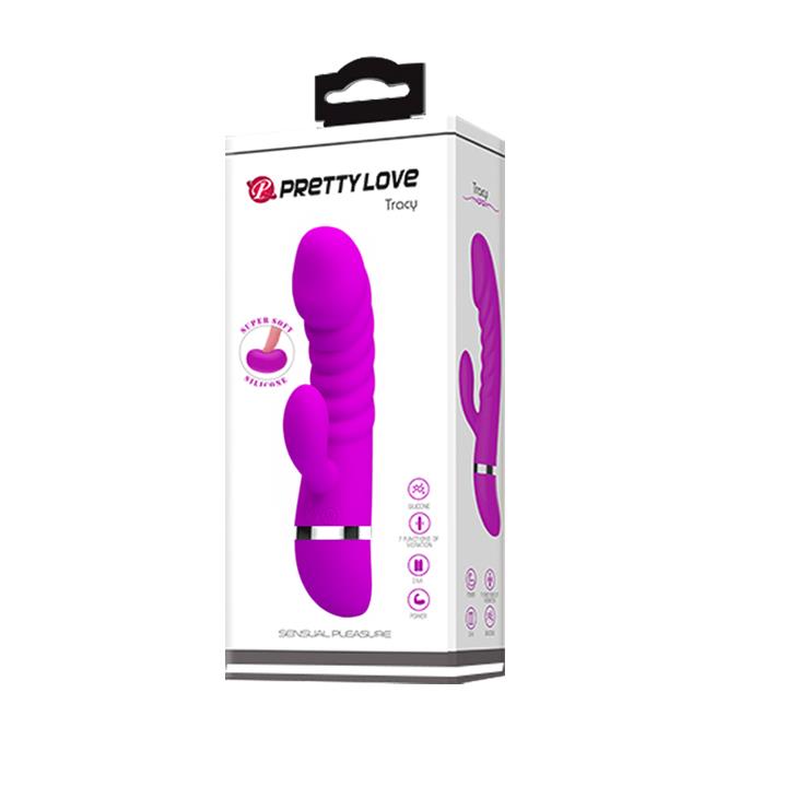 8-Sex wibrator ze stymulatorem łechtaczki 7tryb 18cm-8