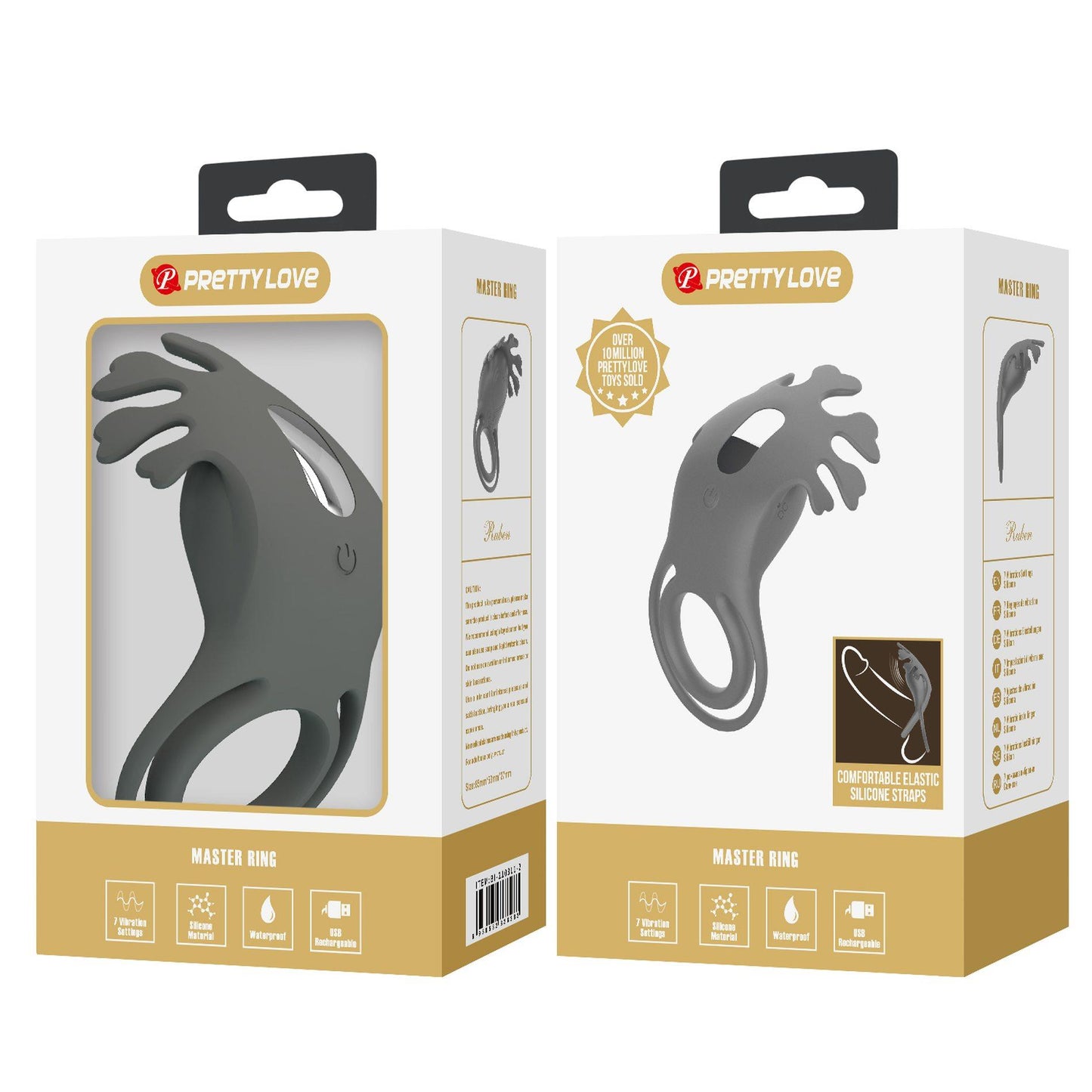 11-PRETTY LOVE - Master ring, 7 vibration functions Memory function-11