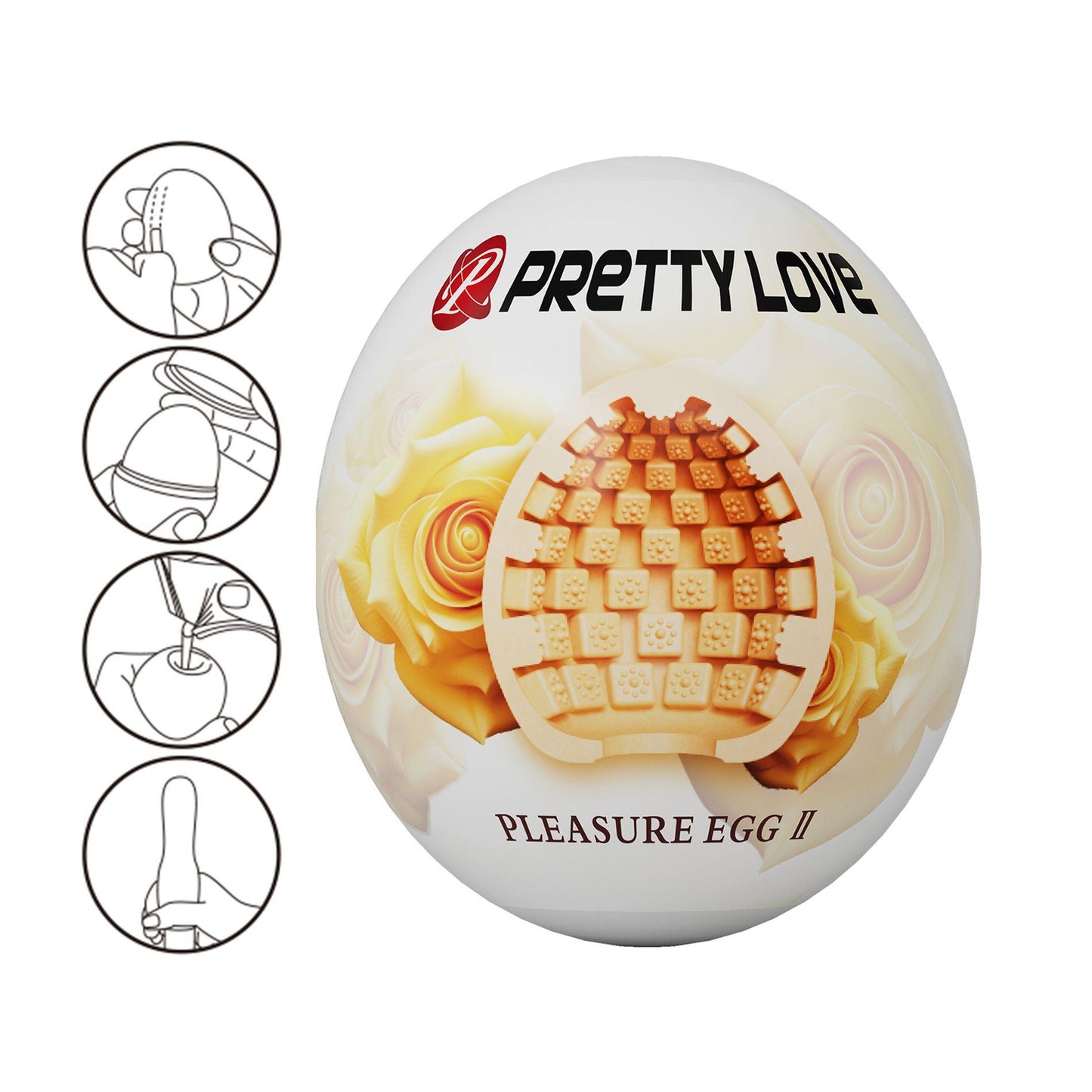 9-PRETTY LOVE - Pleasure Egg II, ABS / TPR-9