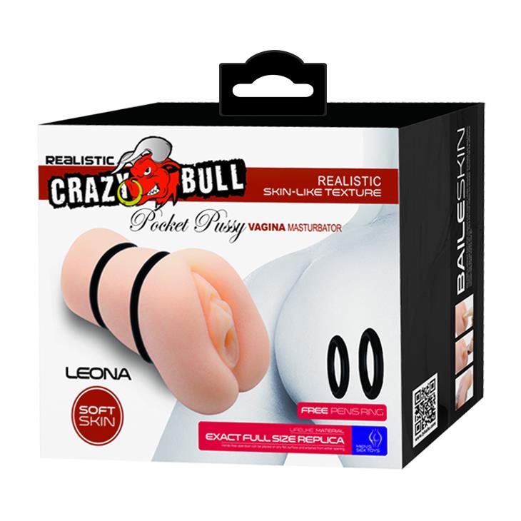 8-CRAZY BULL -LEONA, Pocket Pussy vagina-8