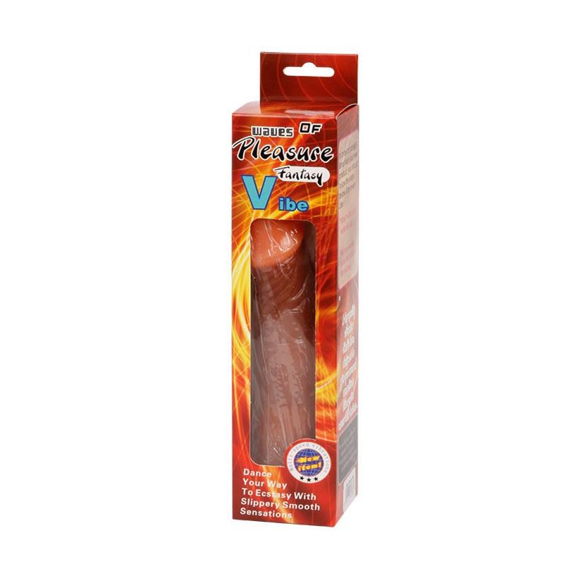 8-Realistyczny wibrator naturalny penis gruby 21cm-8