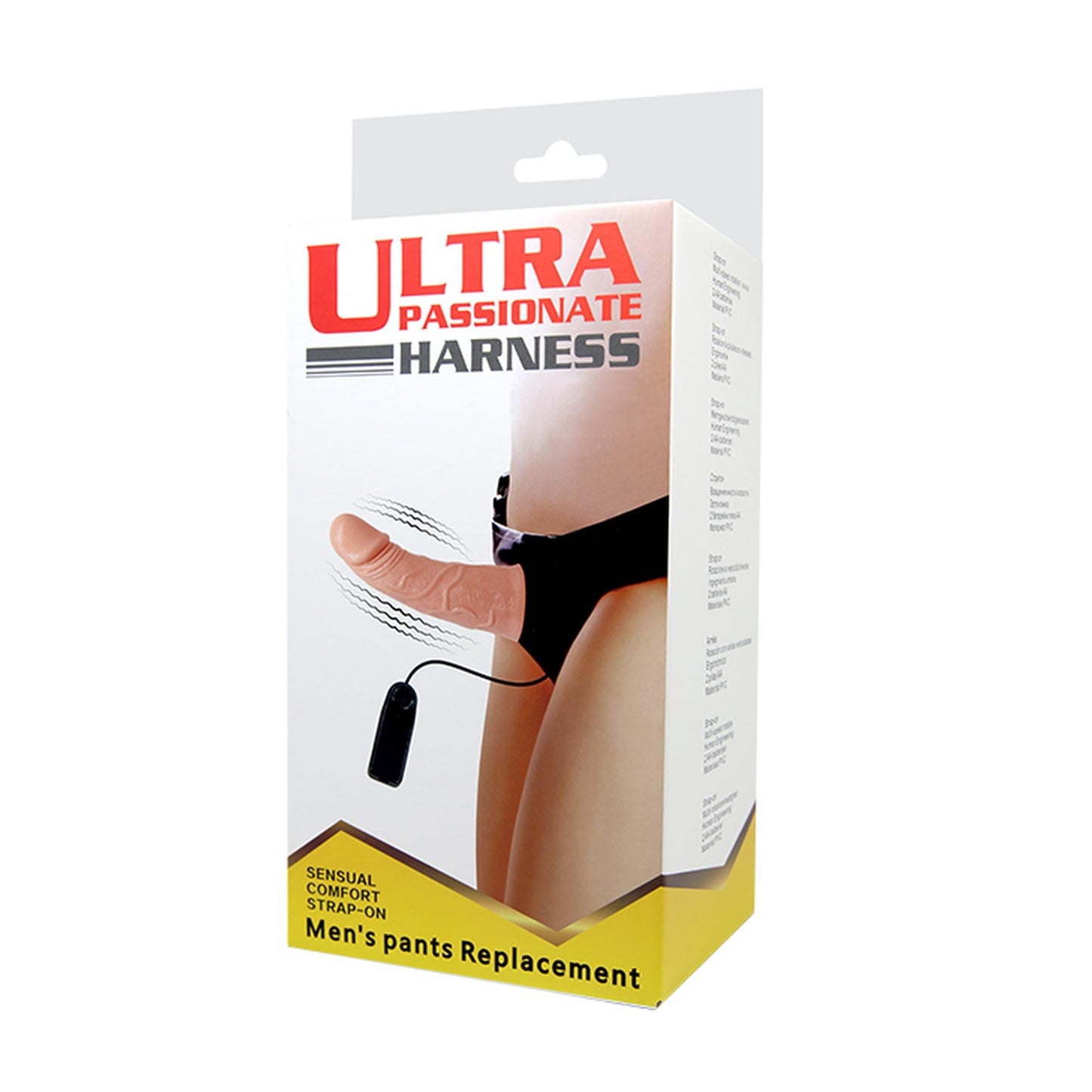 10-Wibrujący strap-on odczepiane realistyczne dildo-10