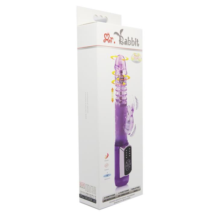 8-Wibrator królik rotacja posuw masażer 24cm erotyka-8