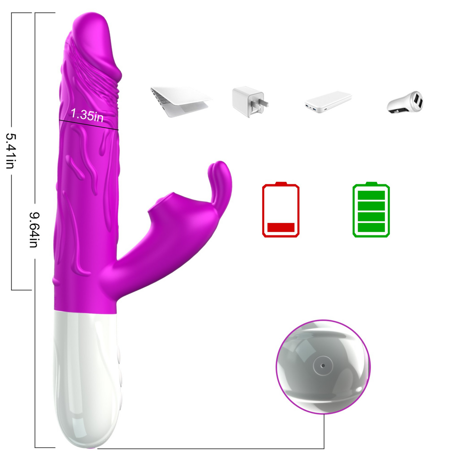 14-Wibrator podgrzewany ssący królik sex masażer-14