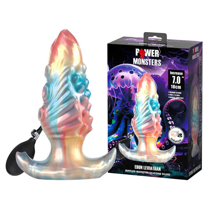 4-Korek analny silikonowy pompowany Power Ebon Leviathan 18 cm-4