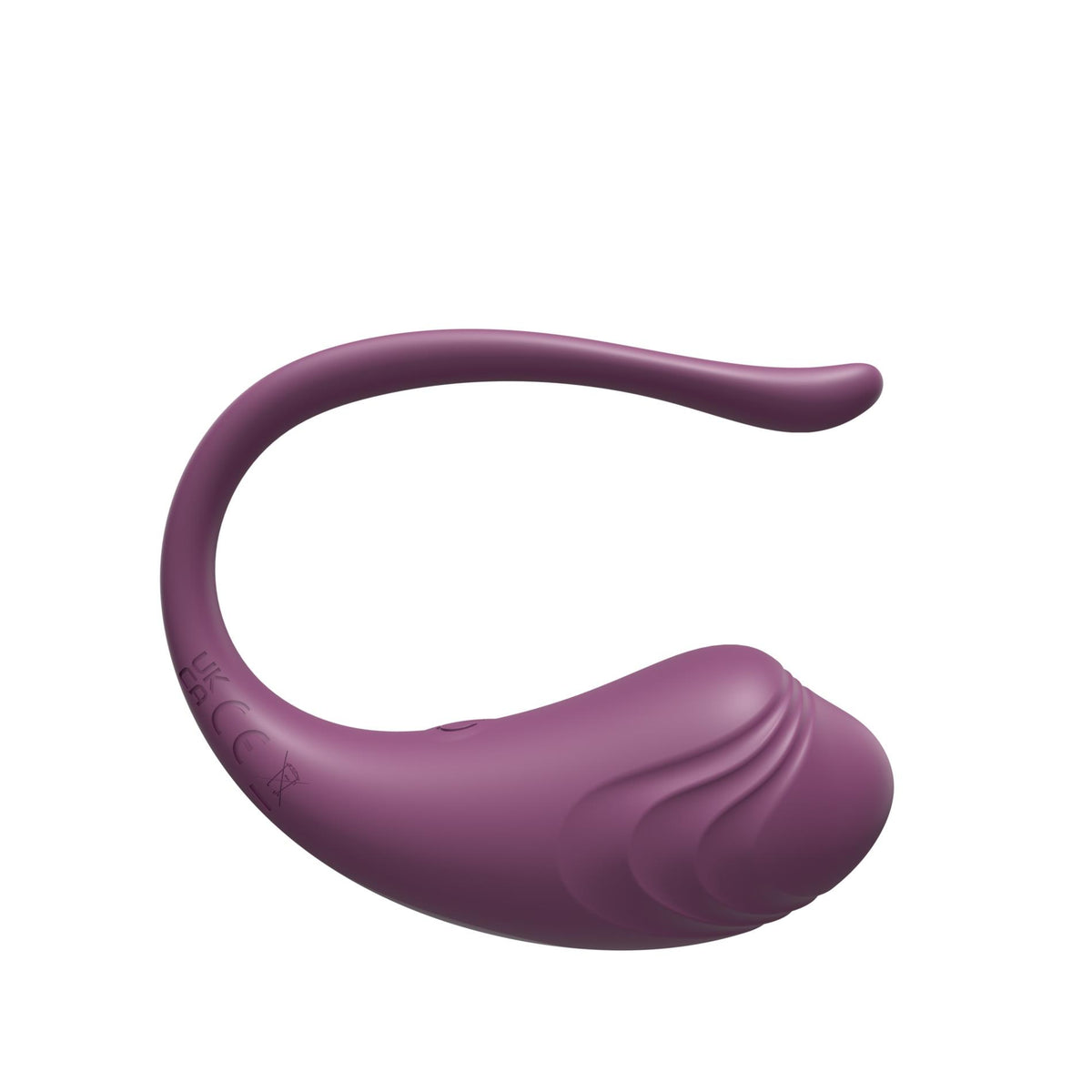 2-Jajeczko silikonowe wibrujące z aplikacją App Love Egg fioletowe 9,6 cm-2