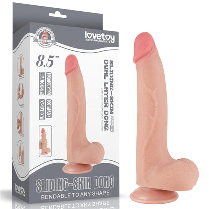 4-8.5'' Sliding Skin Dual Layer Dong Flesh-4