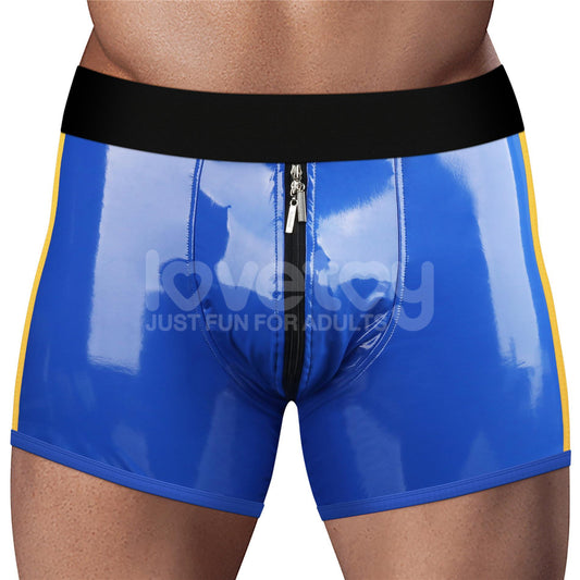 1-Chic Strap-On shorts (36 - 39 inch waist) Blue-1
