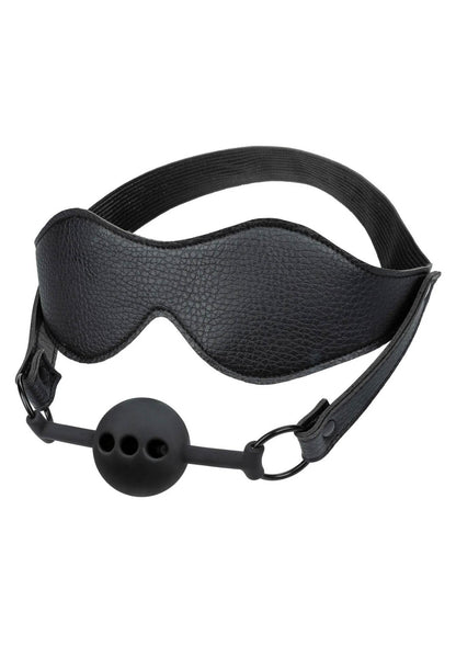 2-Maska blackout z oddychającym kneblem silikonowym Calexotics-2