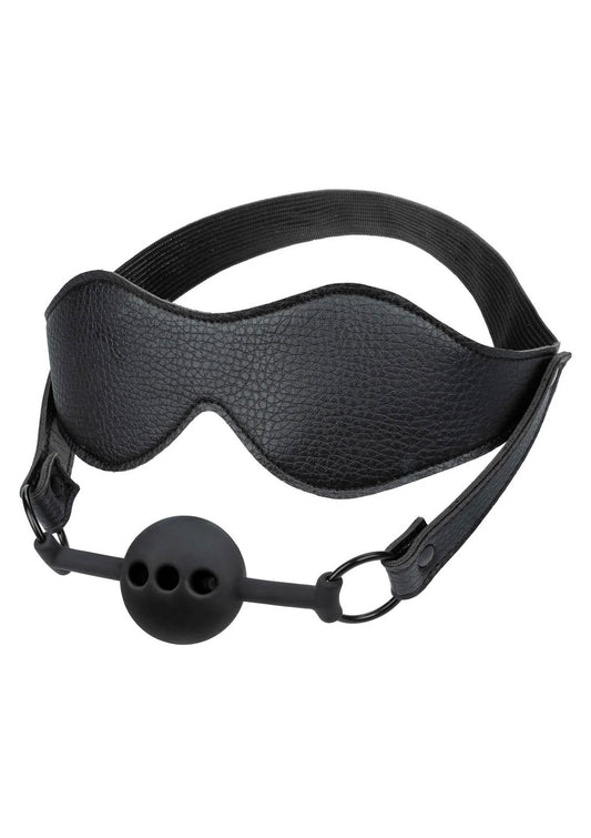 2-Maska blackout z oddychającym kneblem silikonowym Calexotics-2