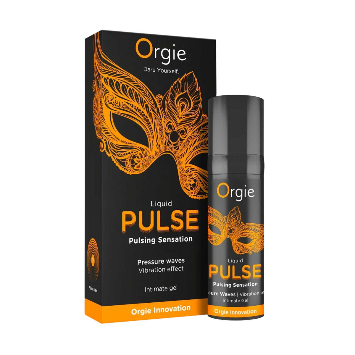 1-Żel stymulujący pulsujący Orgie karmelowy chłodzący 15 ml-1
