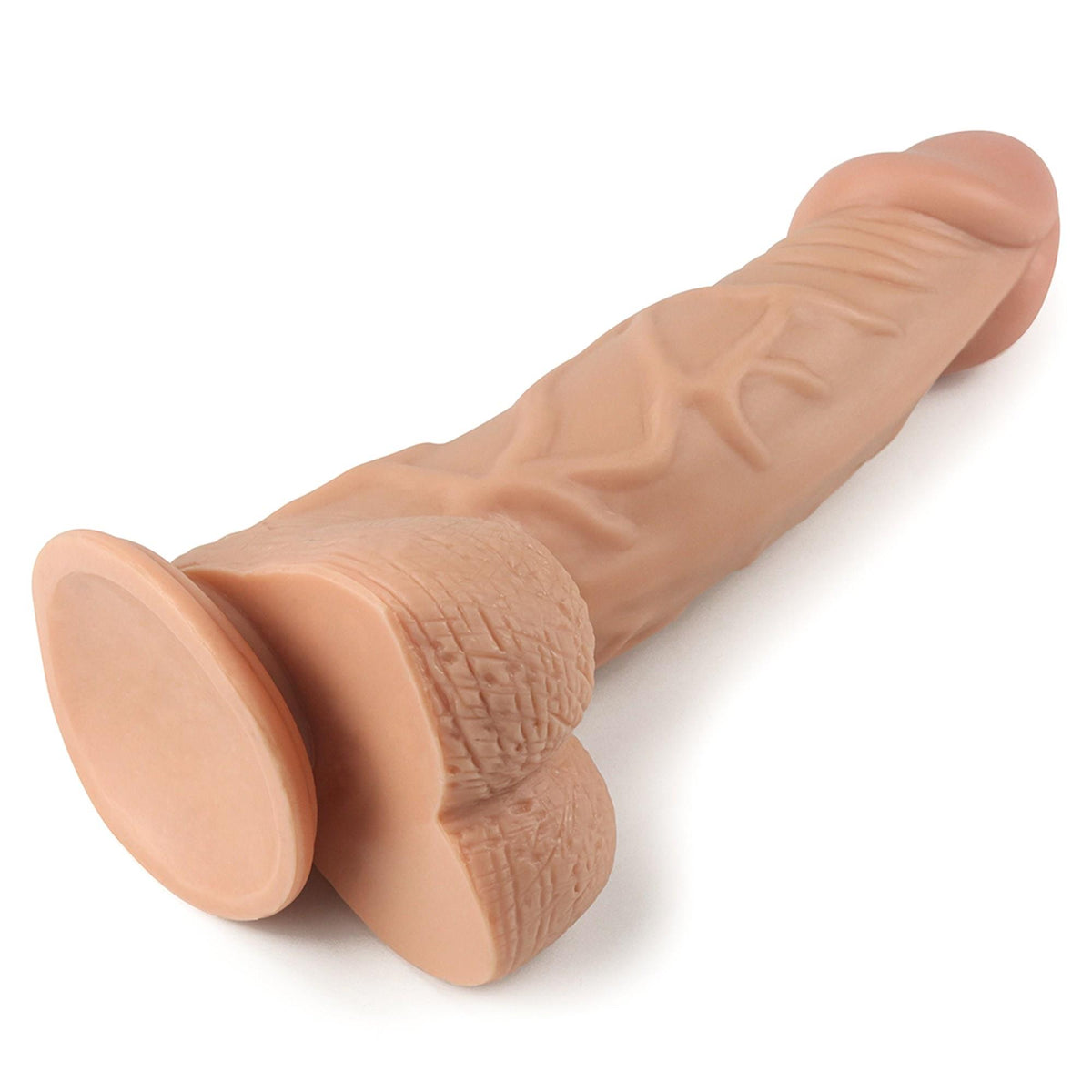 1-9"" Real Extreme Dildo Flesh-1