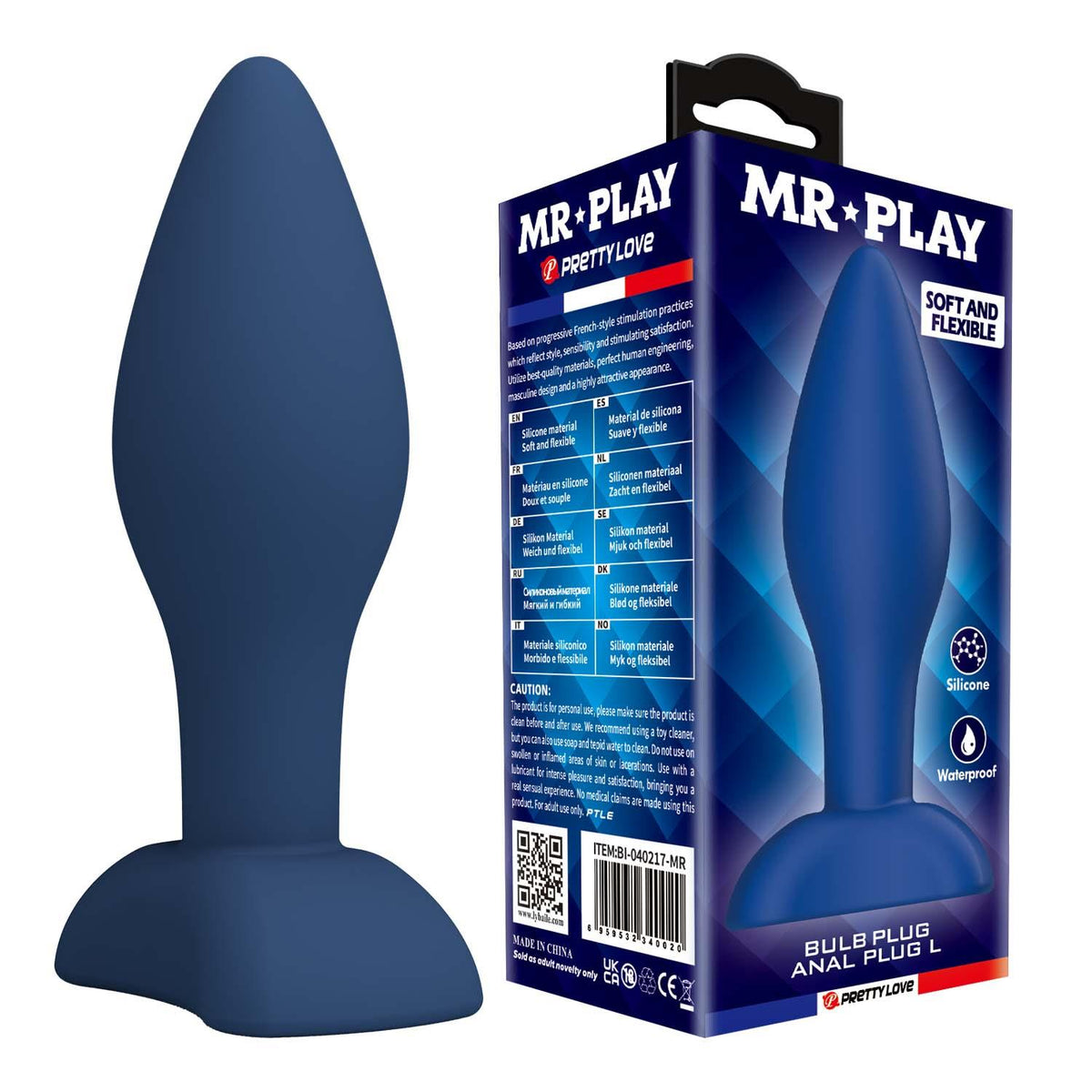 1-Korek analny silikonowy Mr. Play Bulb L-1
