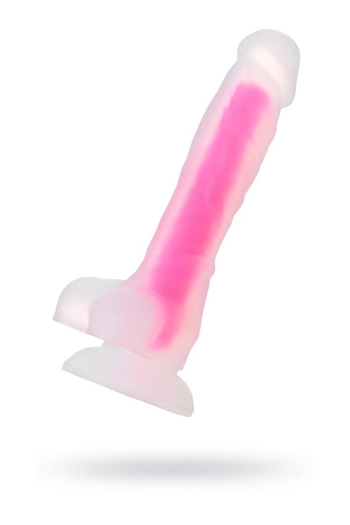 3-Dildo żelowe świecące Peter Glow Beyond różowe 16,5 cm-3