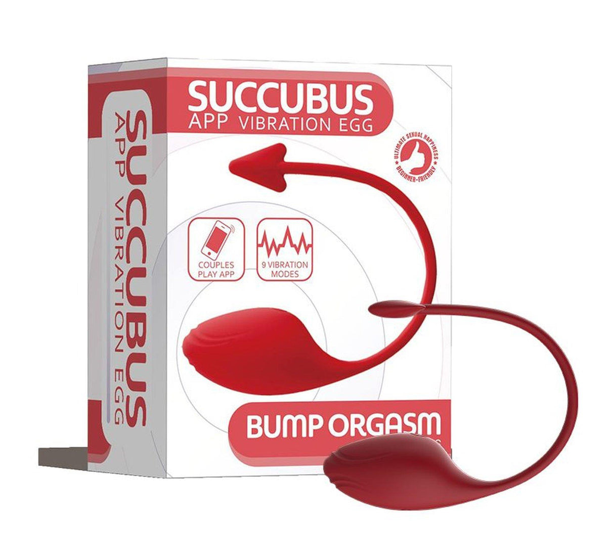 1-Jajko wibrujące Succubus z aplikacją B Series Cute-1