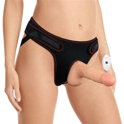 3-Vibrating Easy Strapon Set 7.0''-3